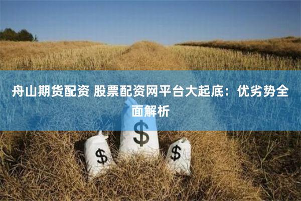 舟山期货配资 股票配资网平台大起底：优劣势全面解析
